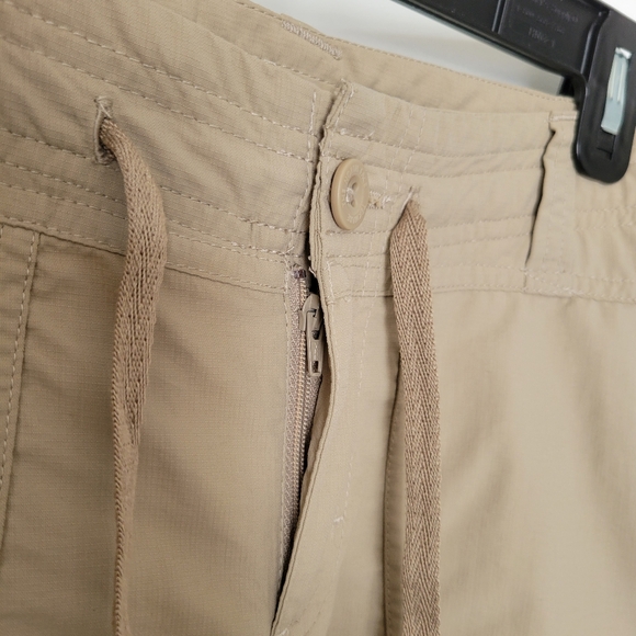The North Face Women's Horizon Tempest Roll Up Pants in Tan Style #ARRD Size 2 - Picture 6 of 13